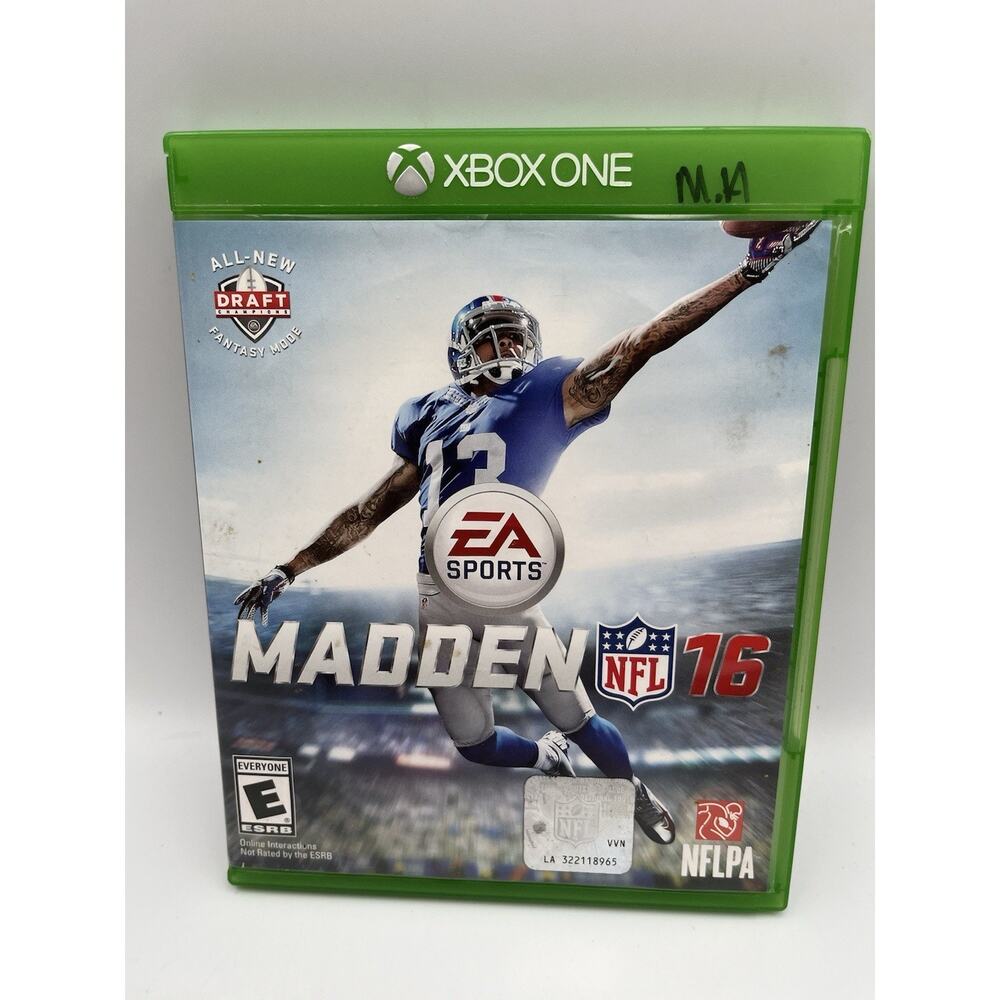 Madden NFL 16 (Microsoft Xbox One, 2015) Complete